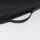 Salvatore Ferragamo Boston Bag Leather 2way Black Silver Auth bs36559-7