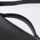 Salvatore Ferragamo Boston Bag Leather 2way Black Silver Auth bs36559-14