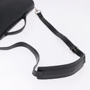Salvatore Ferragamo Boston Bag Leather 2way Black Silver Auth bs36559-8