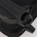 CHANEL Travel Line Carry Case Nylon Black Silver CC Auth bs36561-21