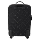 CHANEL Travel Line Carry Case Nylon Black Silver CC Auth bs36561-2