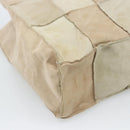 CHANEL Tote Bag Suede Beige CC Auth bs36562-14