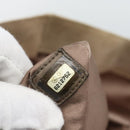 CHANEL Tote Bag Suede Beige CC Auth bs36562-12