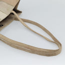 CHANEL Tote Bag Suede Beige CC Auth bs36562-7