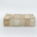 CHANEL Tote Bag Suede Beige CC Auth bs36562-5