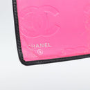 CHANEL Matelasse Cambon Line Long Wallet Leather Black Silver CC Auth bs36564-17