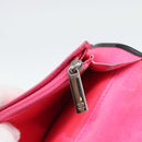 CHANEL Matelasse Cambon Line Long Wallet Leather Black Silver CC Auth bs36564-10