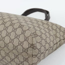 GUCCI GG Supreme Tote Bag PVC Beige 181084 Auth bs36565-10