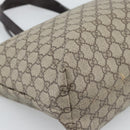GUCCI GG Supreme Tote Bag PVC Beige 181084 Auth bs36565-11
