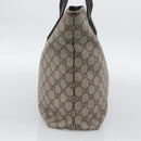 GUCCI GG Supreme Tote Bag PVC Beige 181084 Auth bs36565-4