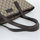 GUCCI GG Supreme Tote Bag PVC Beige 181084 Auth bs36565-7