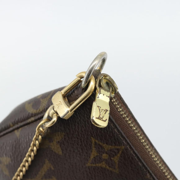 LOUIS VUITTON Monogram Mini Pochette Accessoires Pouch N41667 LV Auth bs36566
