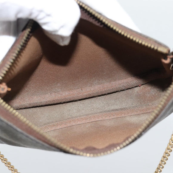 LOUIS VUITTON Monogram Mini Pochette Accessoires Pouch N41667 LV Auth bs36566