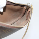 LOUIS VUITTON Monogram Mini Pochette Accessoires Pouch N41667 LV Auth bs36566-18