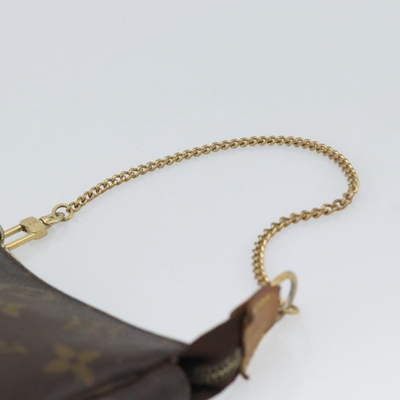 LOUIS VUITTON Monogram Mini Pochette Accessoires Pouch N41667 LV Auth bs36566