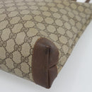 GUCCI GG Supreme Web Sherry Line Tote Bag PVC Beige Gold 89 02 905 Auth bs36567-10