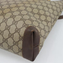GUCCI GG Supreme Web Sherry Line Tote Bag PVC Beige Gold 89 02 905 Auth bs36567-12