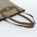 GUCCI GG Supreme Web Sherry Line Tote Bag PVC Beige Gold 89 02 905 Auth bs36567-7
