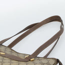 GUCCI GG Supreme Web Sherry Line Tote Bag PVC Beige Gold 89 02 905 Auth bs36567-8