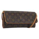 LOUIS VUITTON Monogram Pochette Twin GM Shoulder Bag M51852 LV Auth bs36568-1