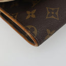 LOUIS VUITTON Monogram Pochette Twin GM Shoulder Bag M51852 LV Auth bs36568-14