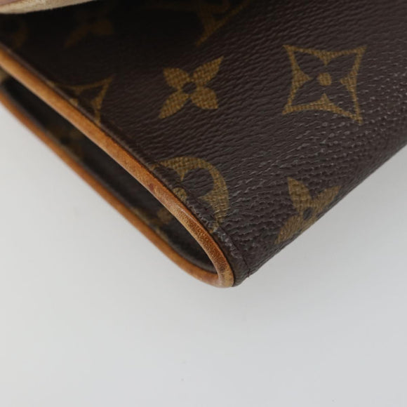 LOUIS VUITTON Monogram Pochette Twin GM Shoulder Bag M51852 LV Auth bs36568