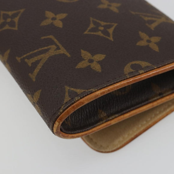 LOUIS VUITTON Monogram Pochette Twin GM Shoulder Bag M51852 LV Auth bs36568