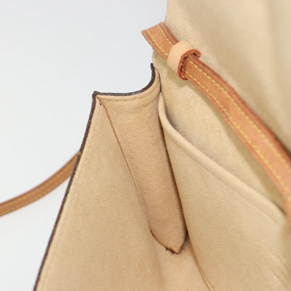LOUIS VUITTON Monogram Pochette Twin GM Shoulder Bag M51852 LV Auth bs36568