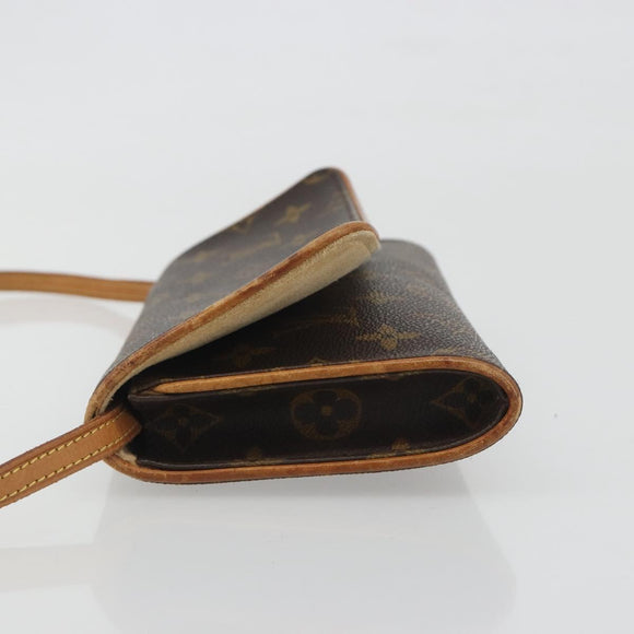 LOUIS VUITTON Monogram Pochette Twin GM Shoulder Bag M51852 LV Auth bs36568