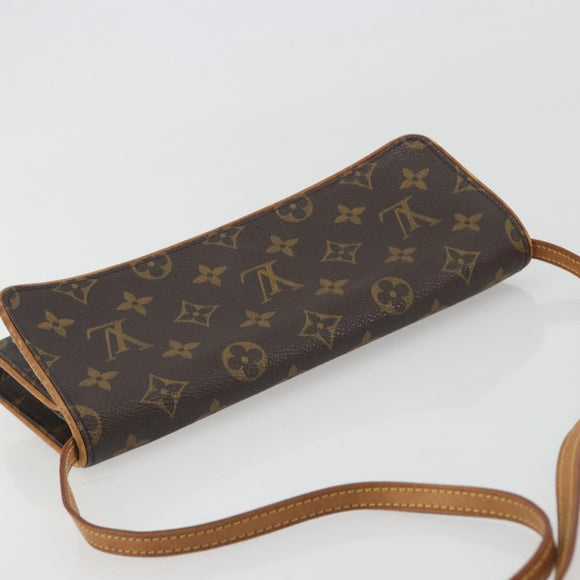 LOUIS VUITTON Monogram Pochette Twin GM Shoulder Bag M51852 LV Auth bs36568