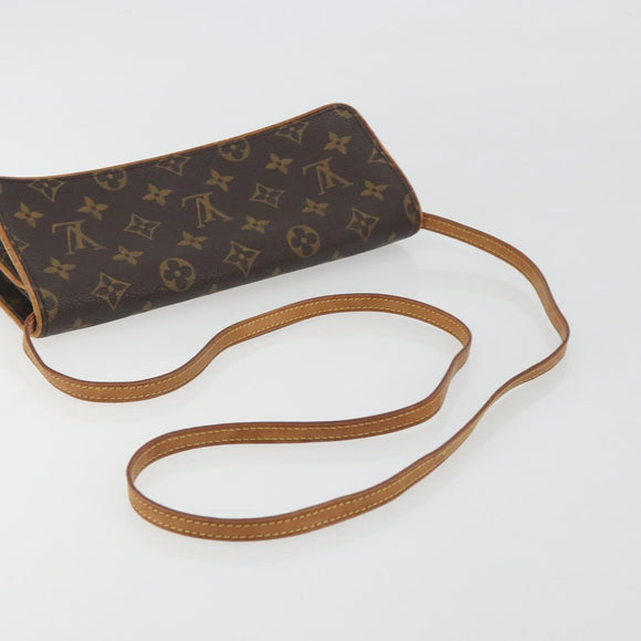 LOUIS VUITTON Monogram Pochette Twin GM Shoulder Bag M51852 LV Auth bs36568