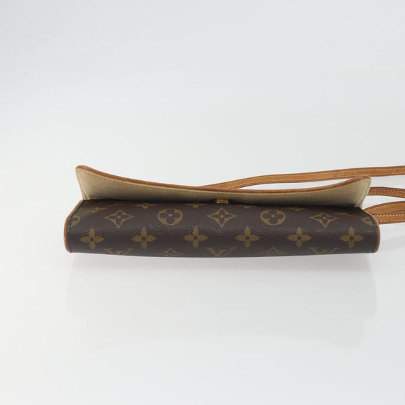 LOUIS VUITTON Monogram Pochette Twin GM Shoulder Bag M51852 LV Auth bs36568