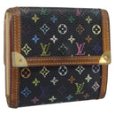LOUIS VUITTON Multicolor Porte Monnaie Billets Cartes Credit M92984 Auth bs36569-1