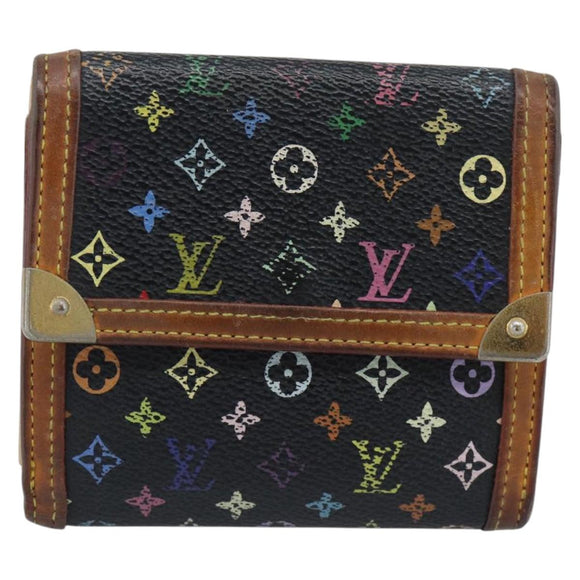 LOUIS VUITTON Multicolor Porte Monnaie Billets Cartes Credit M92984 Auth bs36569