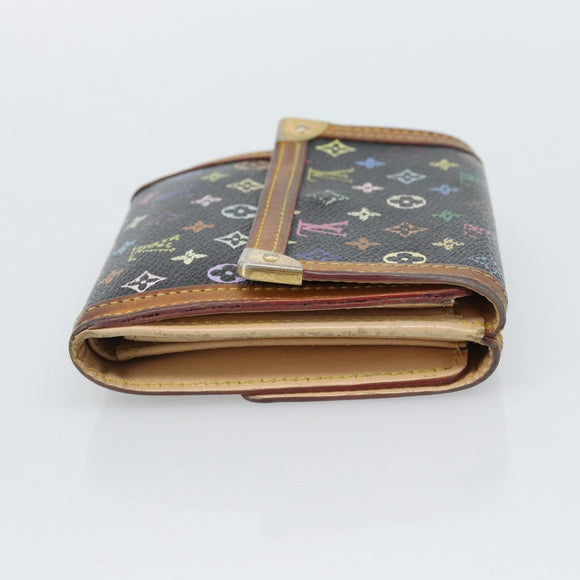 LOUIS VUITTON Multicolor Porte Monnaie Billets Cartes Credit M92984 Auth bs36569