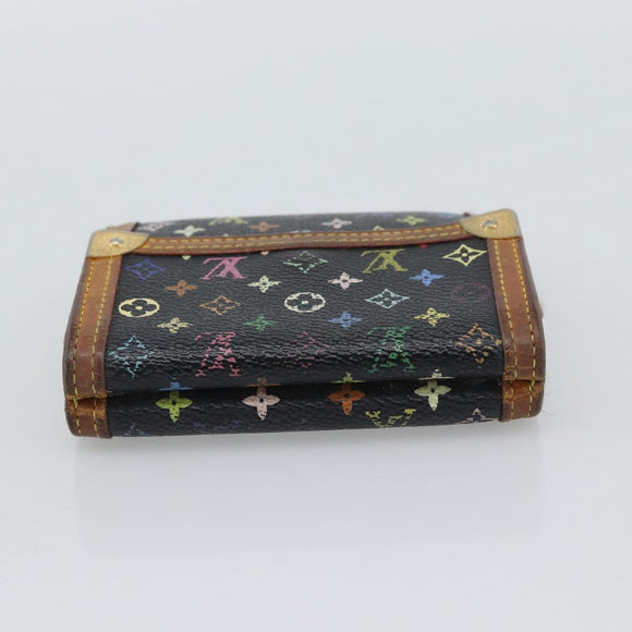 LOUIS VUITTON Multicolor Porte Monnaie Billets Cartes Credit M92984 Auth bs36569