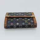 LOUIS VUITTON Multicolor Porte Monnaie Billets Cartes Credit M92984 Auth bs36569-6