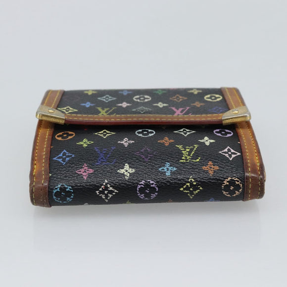LOUIS VUITTON Multicolor Porte Monnaie Billets Cartes Credit M92984 Auth bs36569
