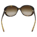 CHANEL Sunglasses plastic Brown CC Auth bs36570-2