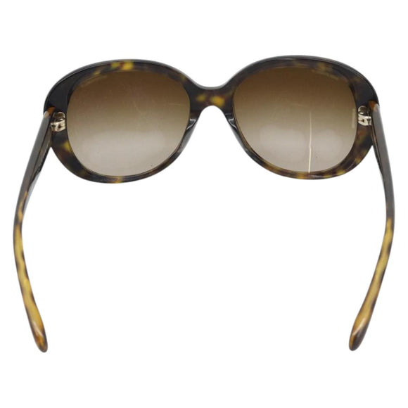 CHANEL Sunglasses plastic Brown CC Auth bs36570