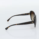 CHANEL Sunglasses plastic Brown CC Auth bs36570-3