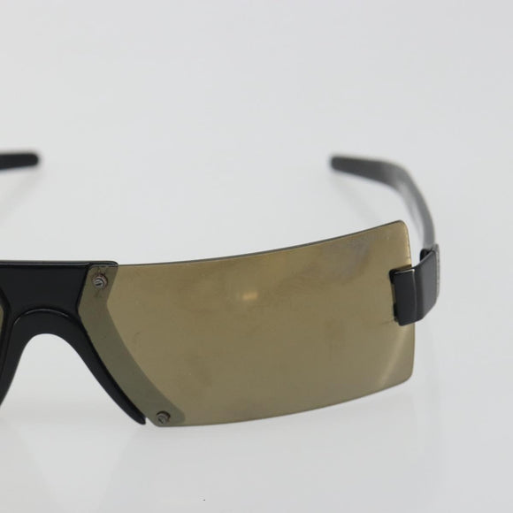 CHANEL Sunglasses plastic Black CC Auth bs36572