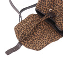 BOTTEGA VENETA Backpack Nylon Brown Gold Auth bs36573-17