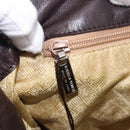 BOTTEGA VENETA Backpack Nylon Brown Gold Auth bs36573-21