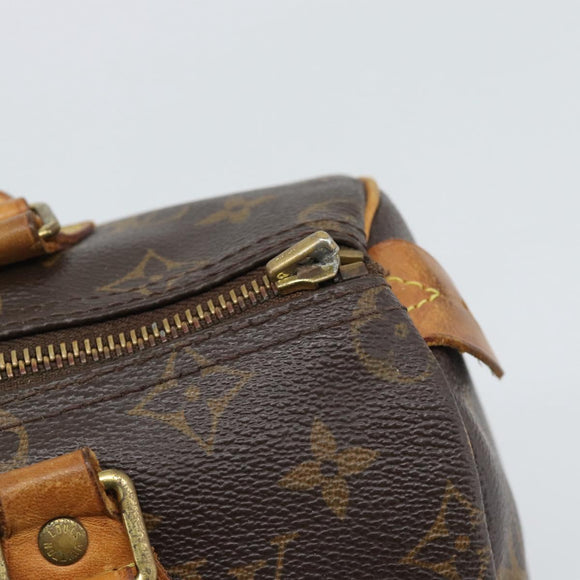 LOUIS VUITTON Monogram Speedy 25 Hand Bag M41528 LV Auth bs36577