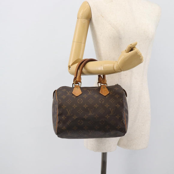 LOUIS VUITTON Monogram Speedy 25 Hand Bag M41528 LV Auth bs36577