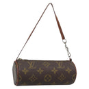 LOUIS VUITTON Monogram Papillon Pouch LV Auth bs36578-1