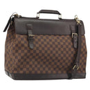 LOUIS VUITTON Damier Ebene West End PM Boston Bag 2way N41130 LV Auth bs36579A-1