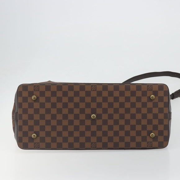 LOUIS VUITTON Damier Ebene West End PM Boston Bag 2way N41130 LV Auth bs36579A