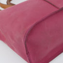 HERMES Kabak Elan PM Hand Bag Canvas Pink Auth bs36581-15